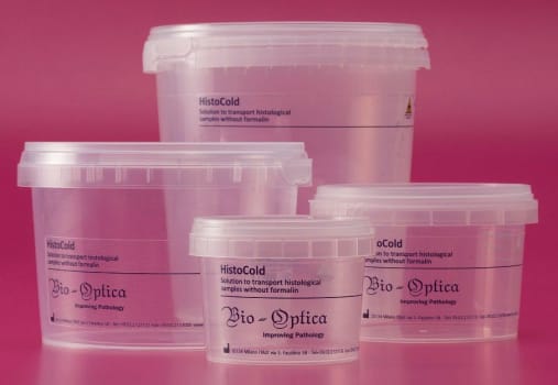 HistoCold -näyteastia 500 ml PP painokansi 100 kpl