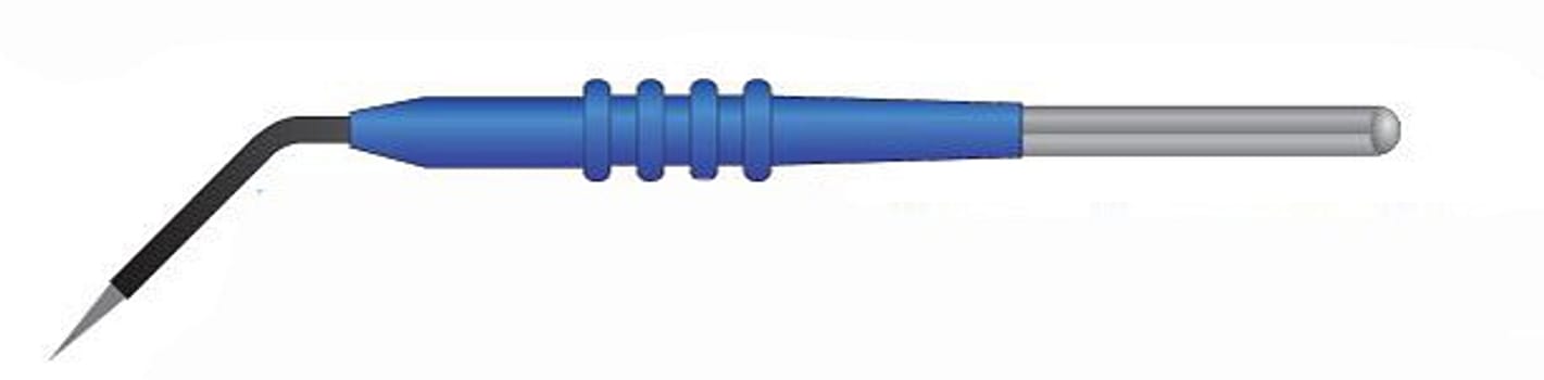 Medstar monopolaari neulaelektrodi 70 mm 45°, eristetty, teflon