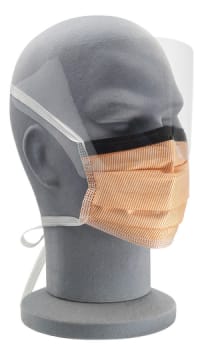 Kirurginen kasvomaski FluidProtect visiirillä ja kiinnitysnauhoilla (tyyppi IIR) 365 Healthcare