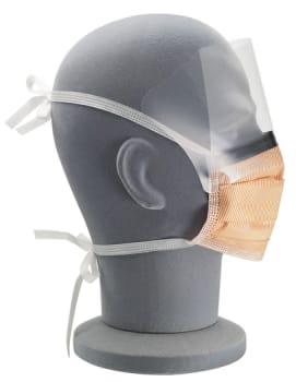 Kirurginen kasvomaski FluidProtect visiirillä ja kiinnitysnauhoilla (tyyppi IIR) 365 Healthcare