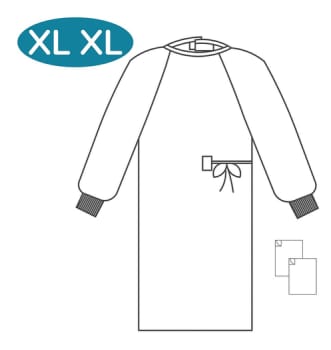 Leikkaustakki vahvistamaton XL/X-long 151cm 365 Healthcare