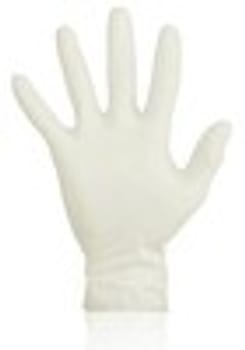 Klinion Protection, latexhandske, Polymercoated, hvid, PF, x-large