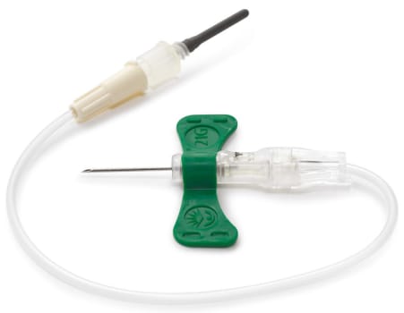 Veneprøvesett Push Button 0,8x19mm 21G luer 178mm slange