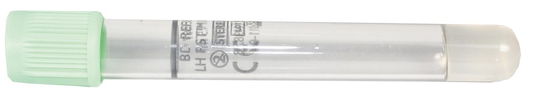 Vakuumrör vacutainer li-hep gel 7/4,5ml ljusgrön transp
