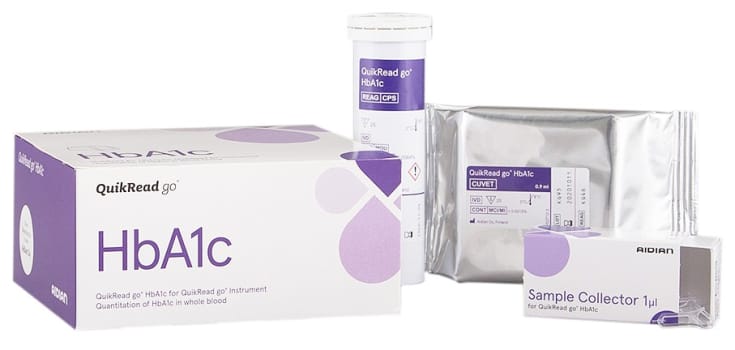 QuikRead GO HbA1c w/sample collector 1ul