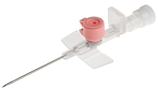PVK Venflon Pro 1,1x32mm rosa. Steril, med injektionsport
