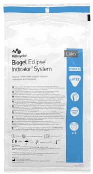 Op-Handskar Latex 7,5 Dubbla Med Punktionsindikering Biogel Eclipse