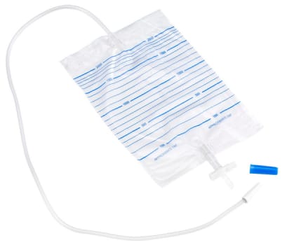 Urinpose Curibag m/avtapping hvit 2l sl 110cm 25pk