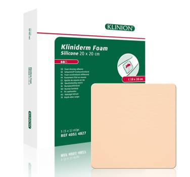 Bandasje skum Kliniderm Silicone 20x20cm