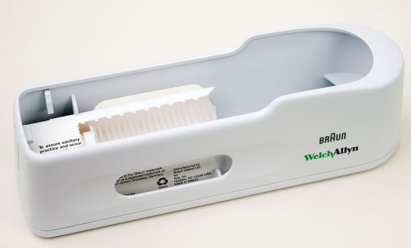Welch Allyn Braun thermoscan, øretermometer pro 6000 m/basestat. t/1 æske prober