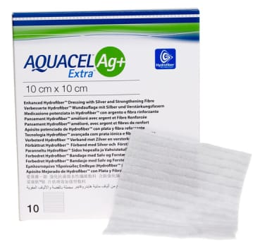 Bandasje sølv Aquacel AG+ Extra 15x15cm