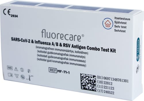 SARS-CoV-2 & Influenza A/B & RSV Antigen Combo Test Kit