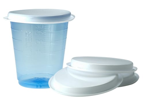 Klinion, låg til Eco medicinbæger, PP, 40 x 4 mm