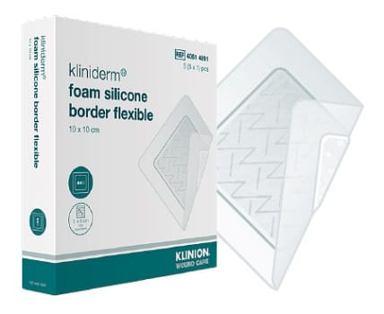 Kliniderm foam Border silicone flex 15x20cm
