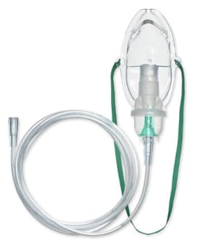 Forstøver med pediatrisk aerosolmaske, 200 cm