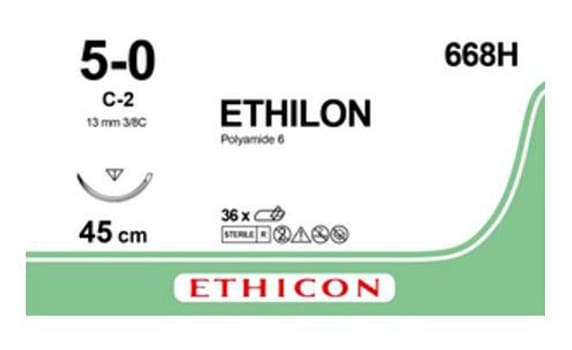Sutur Ethilon 668H 5-0 M1 45cm