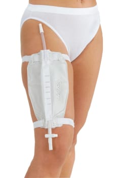 Curion Soft flerkammer, urinpose, 15cm just. bar slange + 4cm, vippeaftap, 500 ml