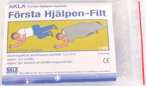 Førstehjelp Akla redningsfolie 150x200cm
