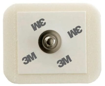 EKG elektrode Red Dot 2228 korttid trykknapp