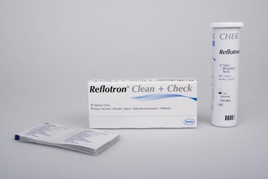 Reflotron teststrimmel m/vaskeservietter