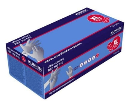 Hanske nitril Klinion Ultra Comfort kort XL