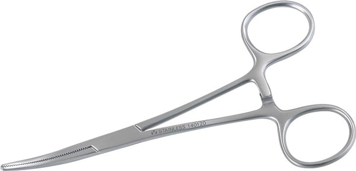 Arterieklemme avdeling bøyd 14cm