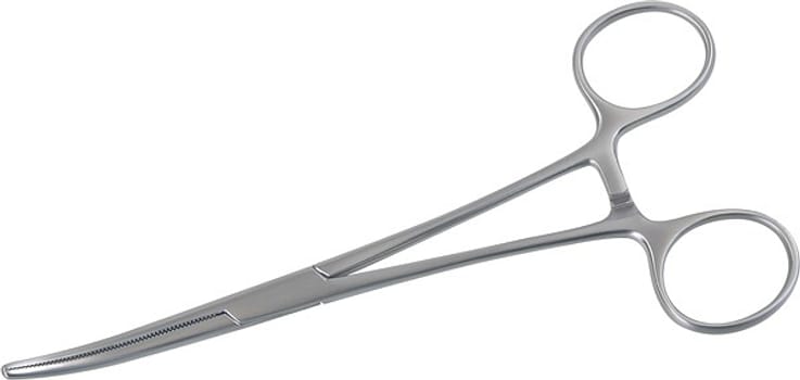 Arterieklemme avdeling bøyd 16cm