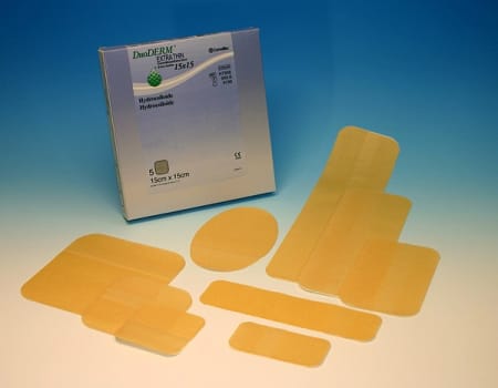 Bandasje sårplate Duoderm ekstra tynn 15x15cm