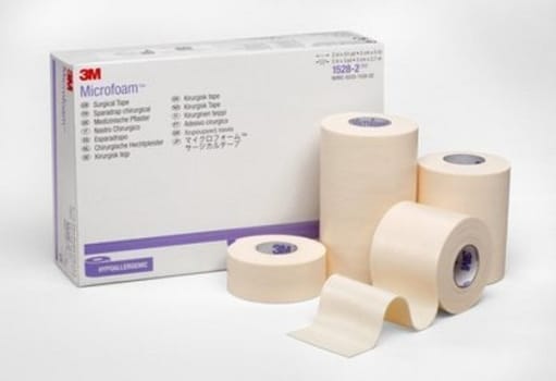 Tape kirurgisk Microfoam 1528-1 2,5cmx4,5m