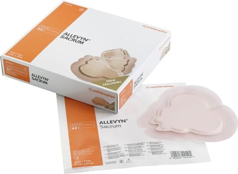 Bandasje skum Allevyn Adhesive sacrum 17x17cm