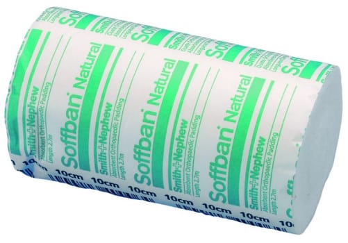 Gipspolstring natural Soffban grønn 10cmx2,7m