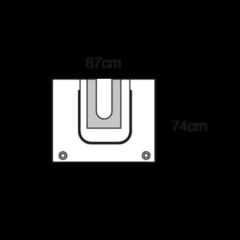 Oppdekning Steri-Drape 1067 U-duk m/pose