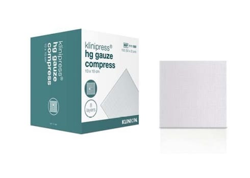 Kompress gas Klinion 10x10cm 8lag 2pk