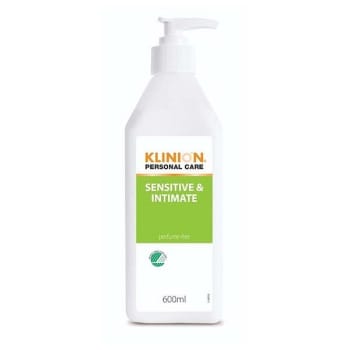 Såpe flytende Klinion Sensitiv & Intim pumpe 600ml