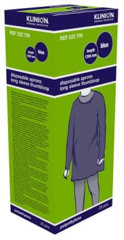Plastforkle Klinion polyetylen m/erm 98x120cm blå
