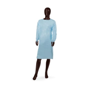Plastforkle Klinion polyetylen m/erm 98x120cm blå