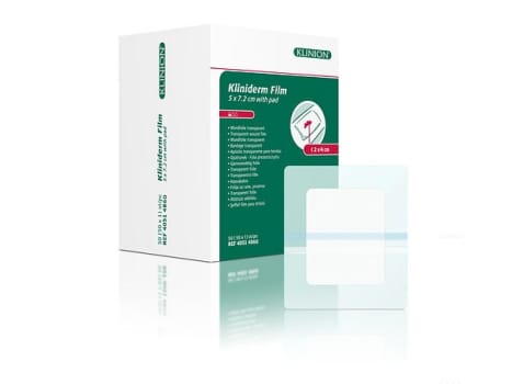 Bandasje transparent Kliniderm Film m/pad 5x7,2cm