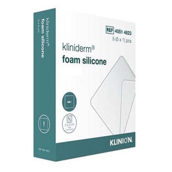 Bandasje skum Kliniderm Silicone 10x20cm