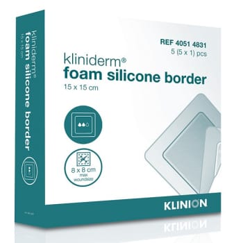 Bandasje skum Kliniderm Silicone border 15x15cm