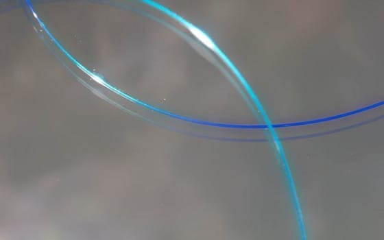 (Vitrex Silon monofilament, sutur, blå, 45 cm, DS 19, steril, 4-0