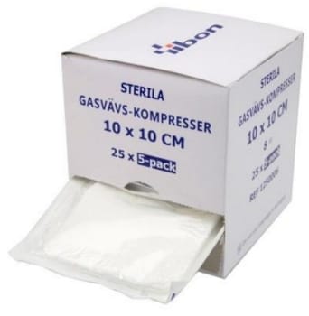 Kompress Yibon 10x10 cm 5-lags steril