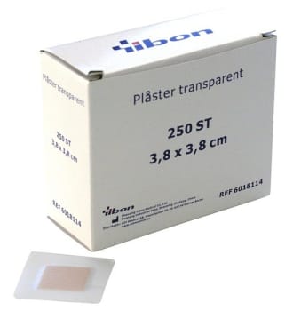 Plaster inj Yibon 38x38 mm transparent