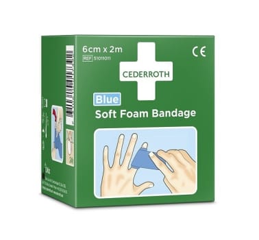 Cederroth soft foam 6cmx2m blå