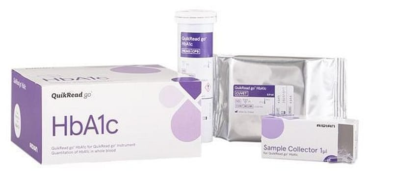 QuikRead GO HbA1c w/sample collector 1ul
