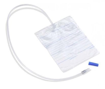 Urinpose Curibag hvit 1,5l slange 90cm 25pk