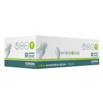 Hanske nitril Klinion Ultra Comfort kort M hvit