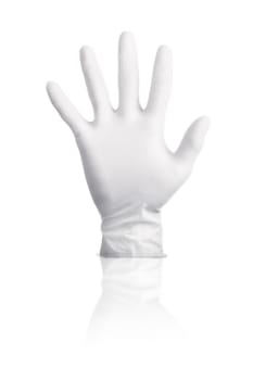 Hanske nitril Klinion Ultra Comfort kort XL hvit