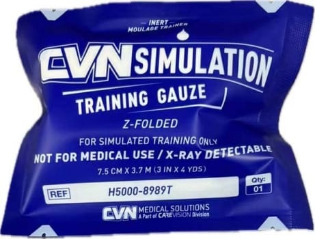 Blodstopper kompress CVN simulation training gauze
