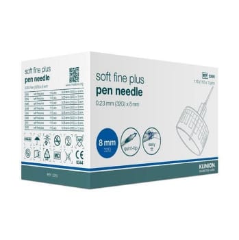 Pennekanyle Klinion Soft Fine Plus 0,23 mm 32G x 8 mm