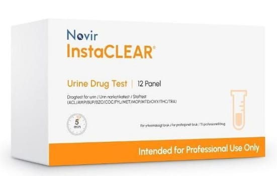 InstaCLEAR Multi 12-panel rusmiddeltest(urin). 25-pack